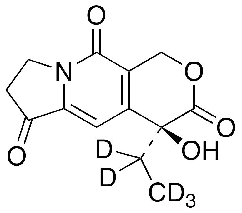 (4S)-4-Ethyl-7,8-dihydro-4-hydroxy-1H-pyrano[3,4-f]indolizine-3,6,10(4H)-trione-d5 - image 1