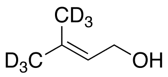3-Methyl-2-buten-1-ol-d6 (d5 Major)(Contain ~3% d0) - image 1