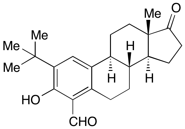 2-(1,1-Dimethylethyl)-3-hydroxy-17-oxoestra-1,3,5(10)-triene-4-carboxaldehyde - image 1