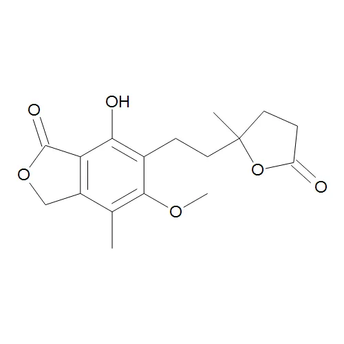 7-Hydroxy-5-methoxy-4-methyl-6-[2-(tetrahydro-2-methyl-5-oxo-2-furanyl)ethyl]-1(3H)-isobenzofuranone - image 1