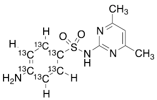 Sulfamethazine-13C6 - image 1