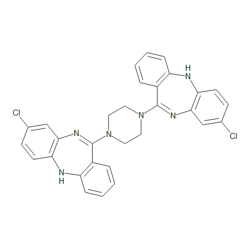 N-Desmethyl 8-Chloro-5H-dibenzo[b,e][1,4]diazepine Clozapine - image 1