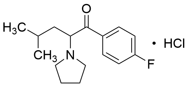 1-(4-Fluorophenyl)-4-methyl-2-(pyrrolidin-1-yl)pentan-1-one Hydrochloride - image 1