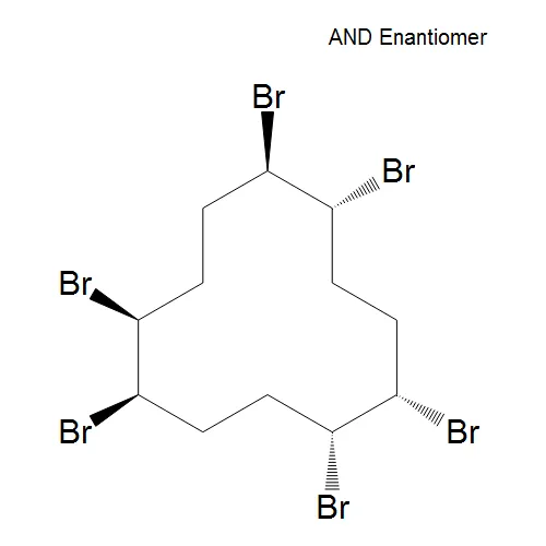 (1R,2R,5S,6R,9R,10S)-rel-1,2,5,6,9,10-Hexabromocyclododecane - image 1