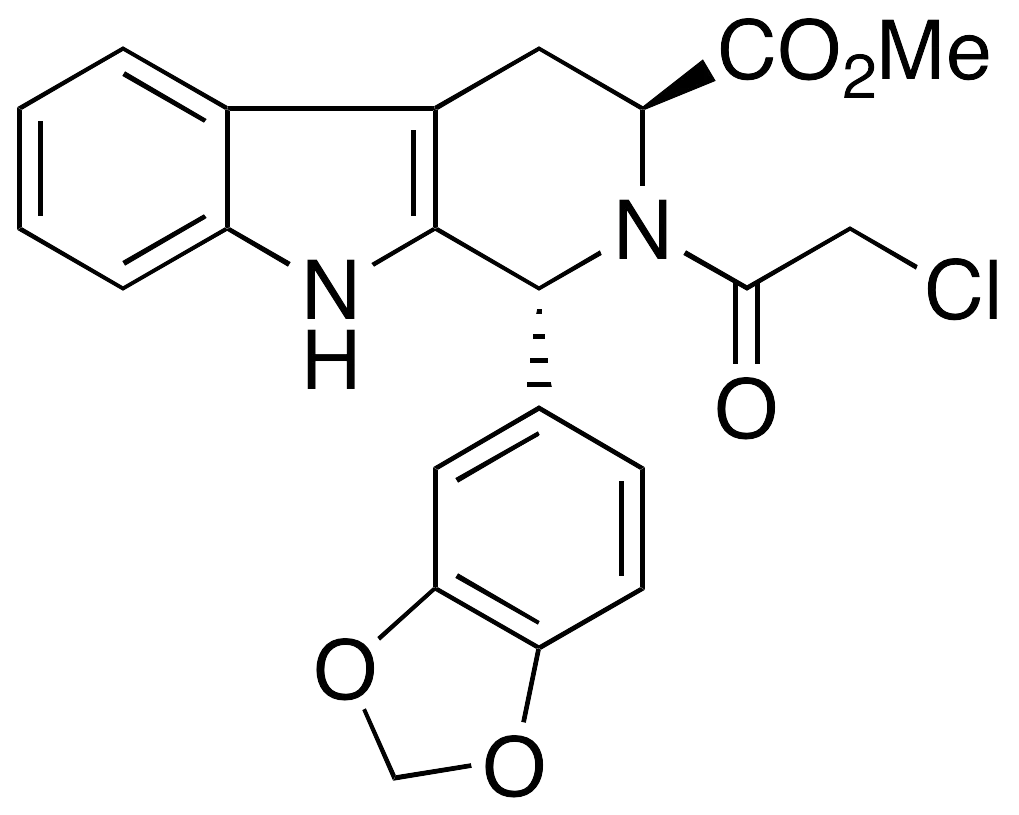 (1R,3S)-1-(1,3-Benzodioxol-5-yl)-2-(2-chloroacetyl)-2,3,4,9-tetrahydro-1H-pyrido[3,4-b]indole-3-carboxylic Acid Methyl Ester - image 1