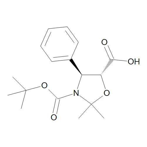 (4S,5R)-3-(tert-Butoxycarbonyl)-2,2-dimethyl-4-phenyloxazolidine-5-carboxylic Acid - image 1