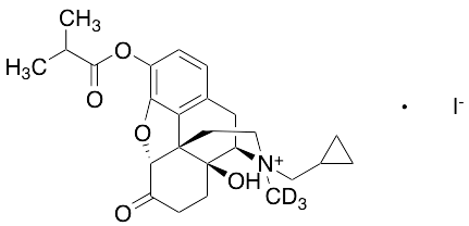 O-Isobutyryl N-Methyl Naltrexone-d3 Iodide - image 1