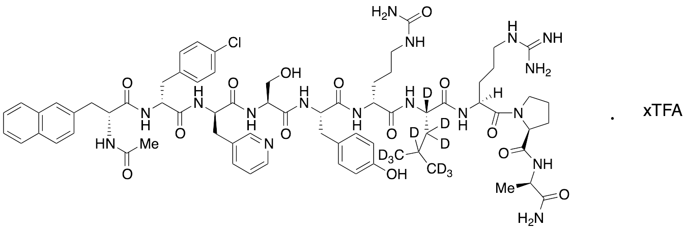 Cetrorelix-D10 TFA Salt - image 1