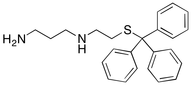 N1-(2-(Tritylthio)ethyl)propane-1,3-diamine - image 1