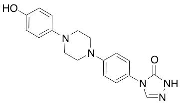 2,4-Dihydro-4-[4-[4-(4-hydroxyphenyl)-1-piperazinyl]phenyl]-3H-1,2,4-triazol-3-one - image 1