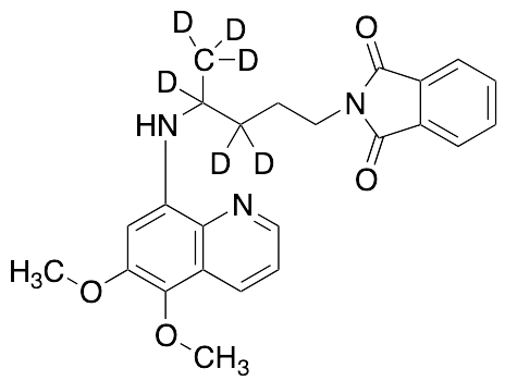 2-(4-((5,6-Dimethoxyquinolin-8-yl)amino)pentyl)isoindoline-1,3-dione-d6 - image 1