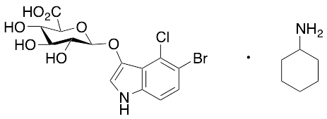 5-Bromo-4-chloro-3-indolyl b-D-glucuronide, Cyclohexylammonium Salt - image 1