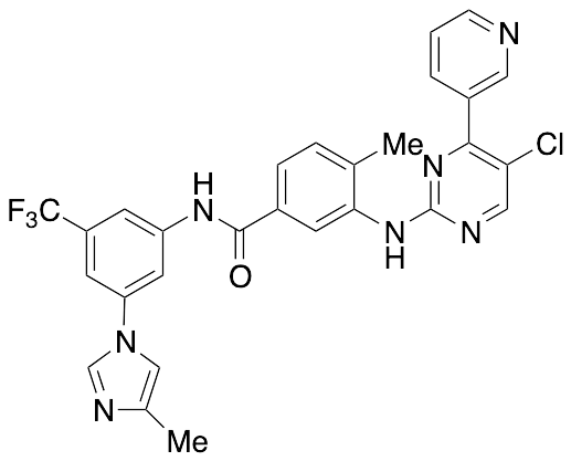 3-((5-Chloro-4-(pyridin-3-yl)pyrimidin-2-yl)amino)-4-methyl-N-(3-(4-methyl-1H-imidazol-1-yl)-5-(trifluoromethyl)phenyl)benzamide - image 1