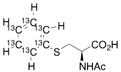 N-Acetyl-S-(phenyl-13C6)-L-cysteine - image 1