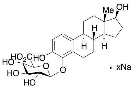 4-Hydroxyestradiol 4-O-Beta-D-Glucuronide Sodium Salt - image 1