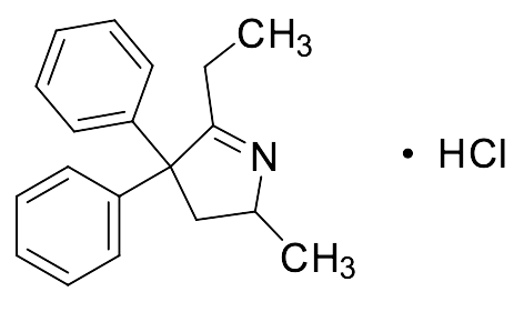 2-Ethyl-5-methyl-3,3-diphenyl-1-pyrroline Hydrochloride Hemimethanolate - image 1