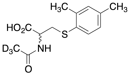 N-Acetyl-S-(2,4-dimethylbenzene)cysteine-d3 (R/S Mixture) - image 1