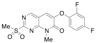 6-(2,4-Difluorophenoxy)-8-methyl-2-(methylsulfonyl)pyrido[2,3-d]pyrimidin-7(8H)-one - image 1