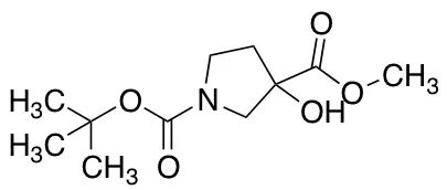 1-tert-Butyl-3-Methyl 3-Hydroxypyrrolidine-1,3-Dicarboxylate - image 1