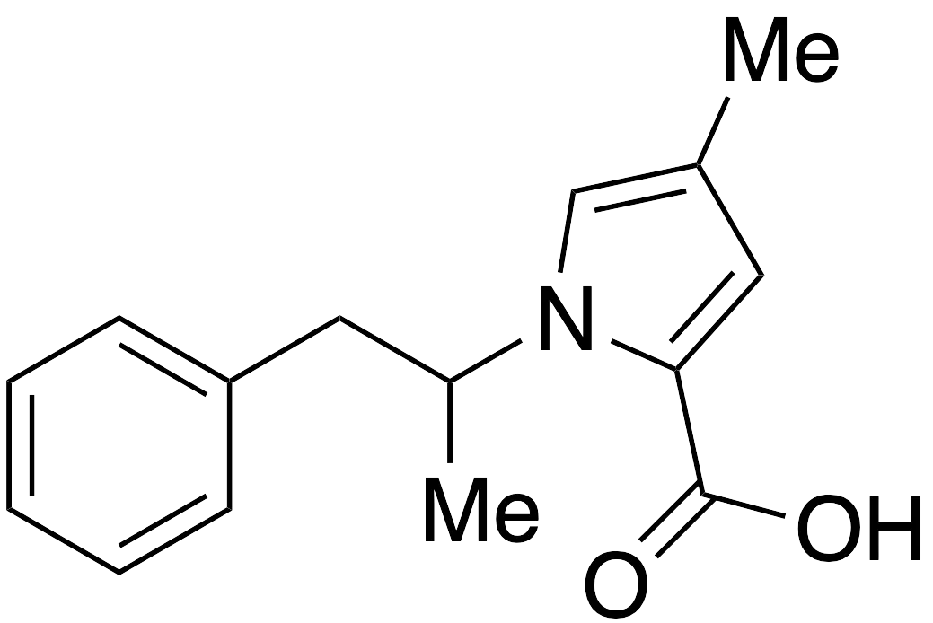 4-Methyl-1-(1-phenylpropan-2-yl)-1H-pyrrole-2-carboxylic Acid - image 1
