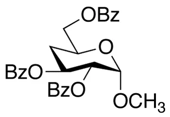Methyl 2,3,6-Tri-O-benzoyl-4-deoxy-Alpha-D-glucopyranoside - image 1