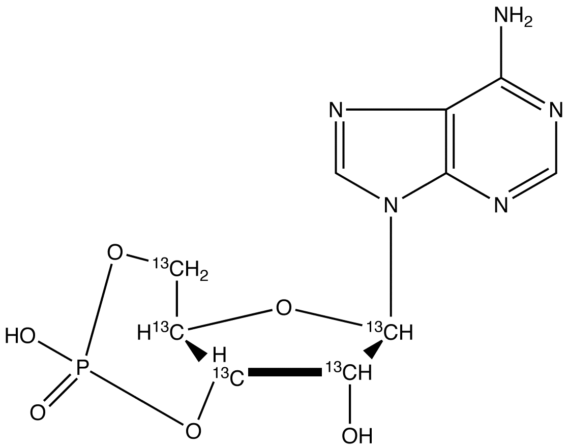 Adenosine-3’,5’-cyclic-13C5 Monophosphate - image 1