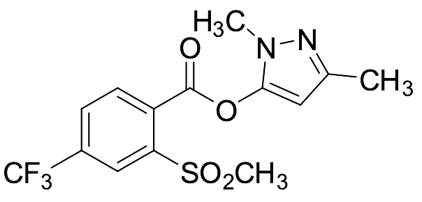 1,3-Dimethyl-1H-pyrazol-5-yl 2-(methylsulfonyl)-4-(trifluoromethyl) Benzoate - image 1