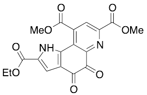 7,9-Dimethoxycarbonyl-2-ethoxycarbonyl-1H-pyrrolo-[2,3-f]quinoline-4,5-dione - image 1