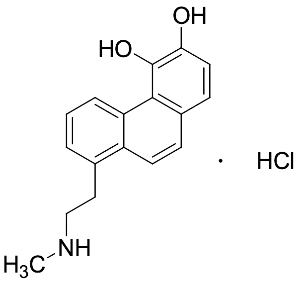 8-(2-(Methylamino)ethyl)phenanthrene-3,4-diol Hydrogen Chloride - image 1