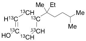 4-(3’,6’-Dimethyl-3’-heptyl)phenol-13C6 - image 1