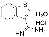 Benzo[b]thiophene-3-carboxamidine Hydrochloride Hydrate - image 1