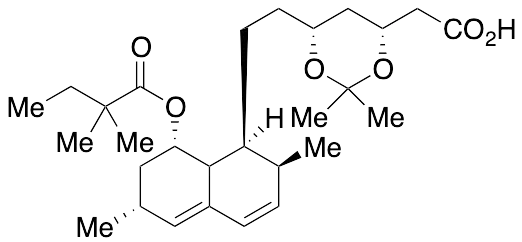 2-((4R,6R)-6-(2-((1S,2S,6R,8S,8aR)-8-((2,2-Dimethylbutanoyl)oxy)-2,6-dimethyl-1,2,6,7,8,8a-hexahydronaphthalen-1-yl)ethyl)-2,2-dimethyl-1,3-dioxan-4-yl)acetic Acid - image 1