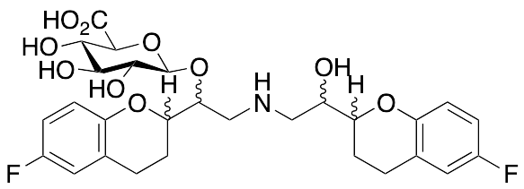 Nebivolol O-beta-D-Glucuronide (Mixture of 4 Diastereomers) - image 1
