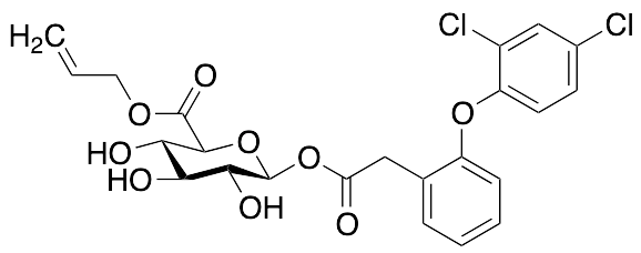 Fenclofenac Acyl-Beta-D-Glucuronide Allyl Ester - image 1