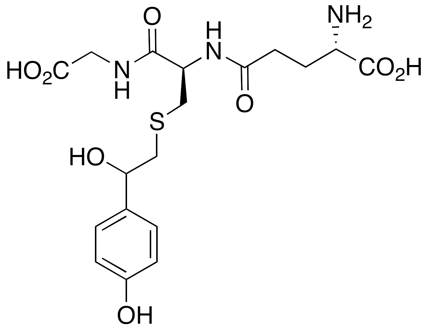 S-[2-Hydroxy-2-(4-hydroxyphenyl)ethyl]-L-glutathione (>90%) - image 1