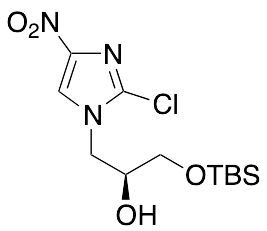 (AlphaS)-2-Chloro-Alpha-[[[(1,1-dimethylethyl)dimethylsilyl]oxy]methyl]-4-nitro-1H-imidazole-1-ethanol - image 1