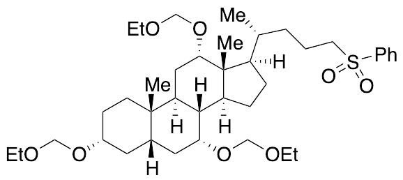24-Phenylsulfonyl-5Beta-Cholane-3Alpha,7Alpha,12Alpha-triol 3,7,12-Triethoxymethyl Ether - image 1