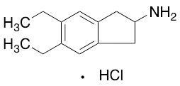 5,6-Diethyl-2,3-dihydro-1H-inden-2-amine Hydrochloride - image 1
