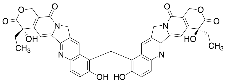 10-Hydroxy Camptothecin 9,9’-Methylene Dimer - image 1