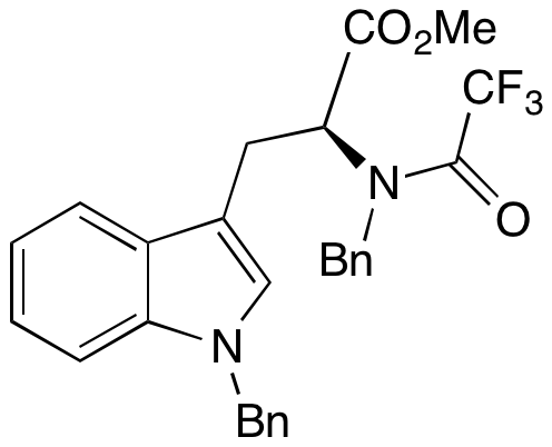 N,N’-Dibenzyl-N-trifluoroacetyl-L-tryptophan Methyl Ester - image 1