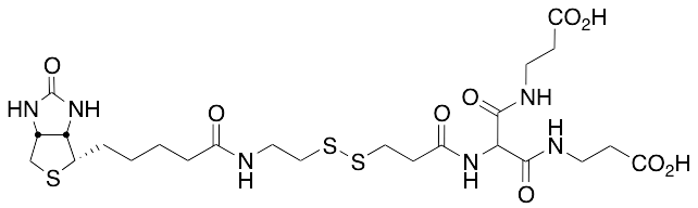 Biotinylamidoethyl]-dithiomethylenemalonic Acid Bis(3-aminopropionic Acid) - image 1