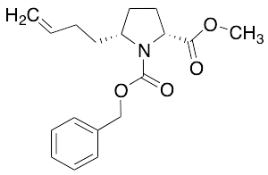 (2R,5R)-1-Benzyl 2-Methyl 5-(but-3-en-1-yl)pyrrolidine-1,2-dicarboxylate - image 1
