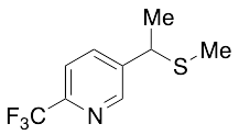 5-[1-(Methylthio)ethyl]-2-trifluoromethylpyridine - image 1