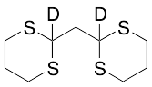 Bis(1,3-dithian-2-yl)methane-d2 - image 1
