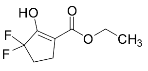 Ethyl 3,3-Difluoro-2-hydroxycyclopent-1-ene Carboxylate - image 1