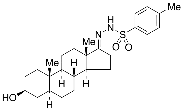 17-p-Toluenesulfonylhydrazide (3Beta,5Alpha)-Androstan-3-ol - image 1