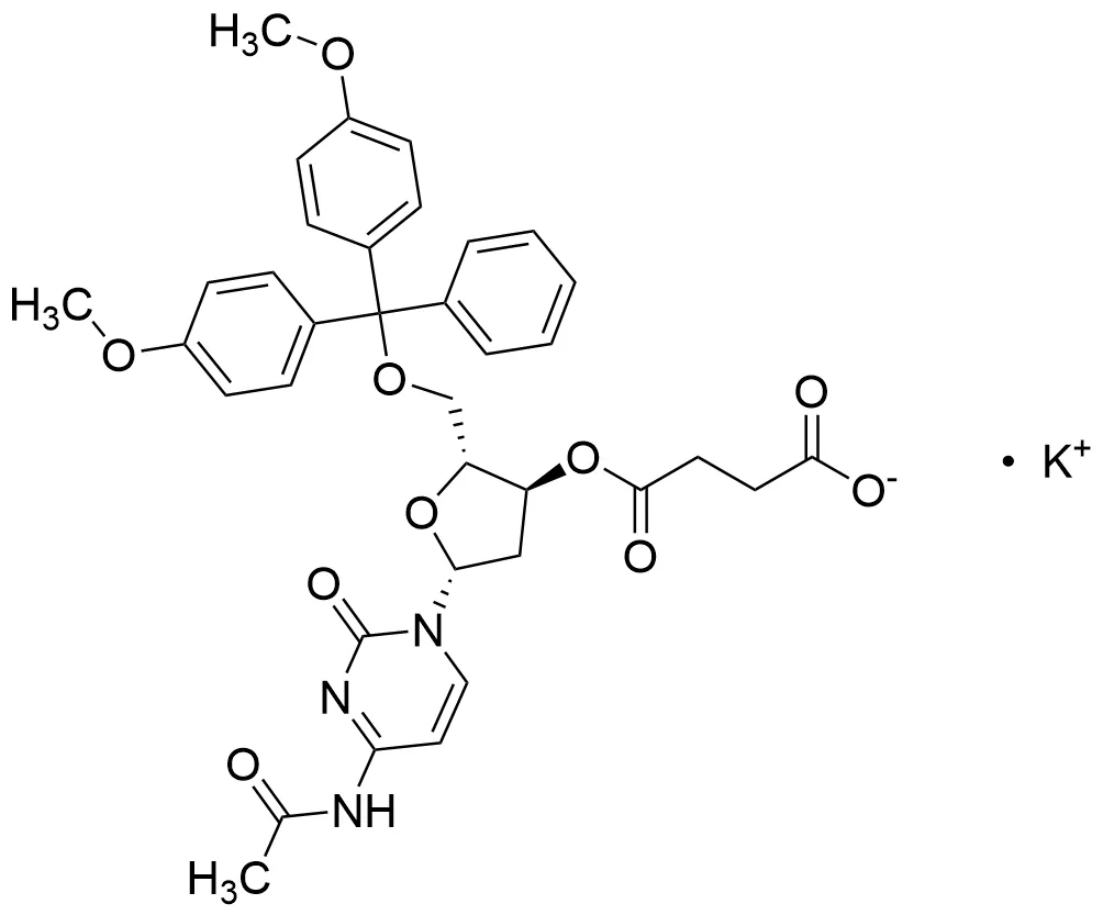 5′-O-[Dimethoxytrityl]-2′-deoxy-3′-(hemisuccinate)-N-acetyl-Cytidine Potassium - image 1