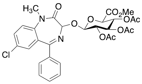 Temazepam 2,3,4-Triacetate-Beta-D-glucopyranuronic Acid Methyl Ester - image 1
