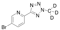 5-Bromo-2-(2-methyl-2H-tetrazol-5-yl)pyridine-d3 - image 1