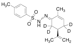4-Methyl-benzenesulfonic Acid (2E)-[(5R)-2-Methyl-5-(1-methylethenyl)-2-cyclohexen-1-ylidene]hydrazide-d4 - image 1